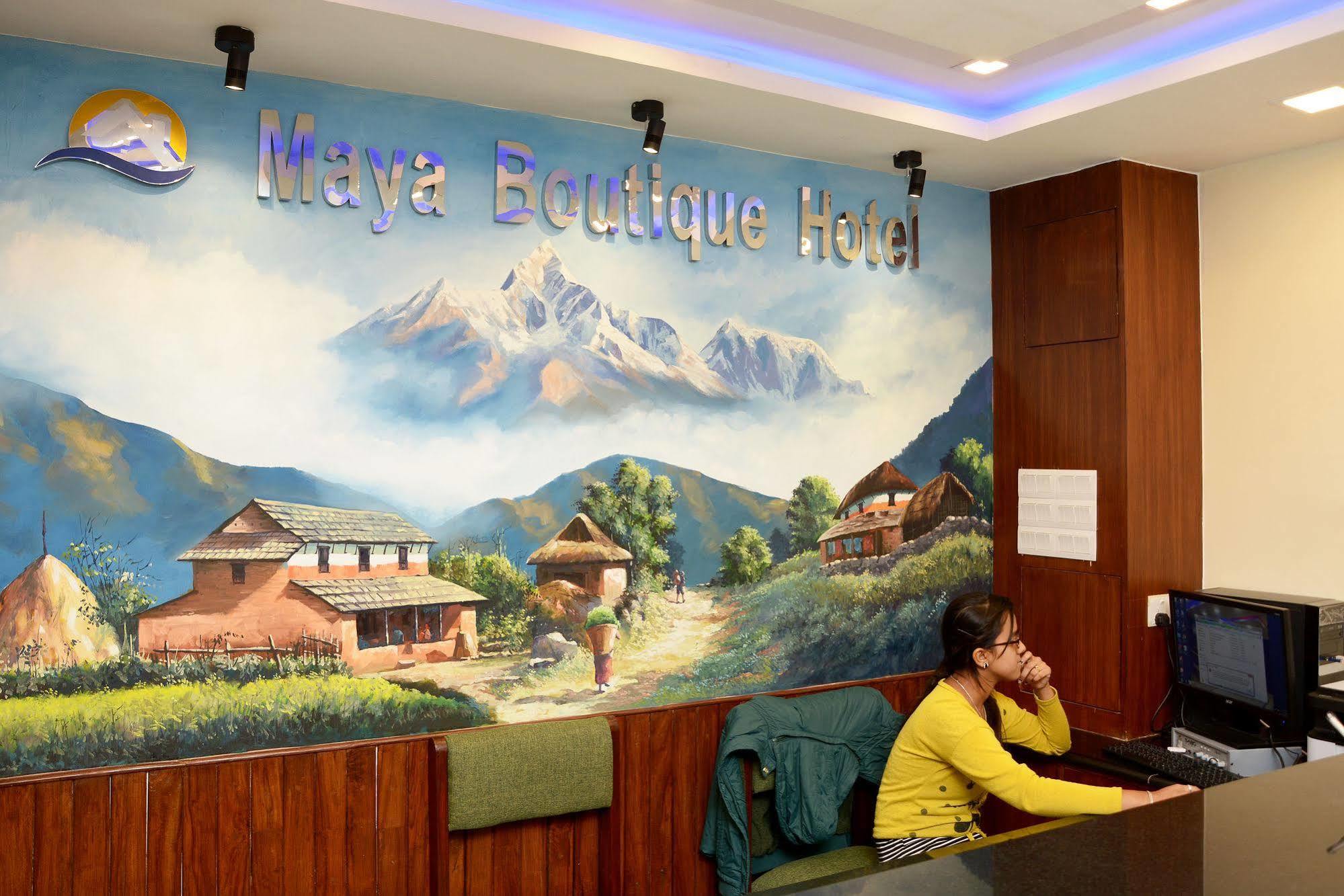 Maya Boutique Hotel كاتماندو المظهر الخارجي الصورة